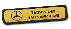 Oval Name Badge